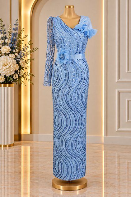 Rochie de ocazie din dantelă , mărimea 48 EU