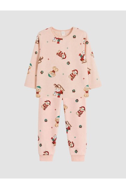 Christmas Themed Girls' Pajama Set (W6)