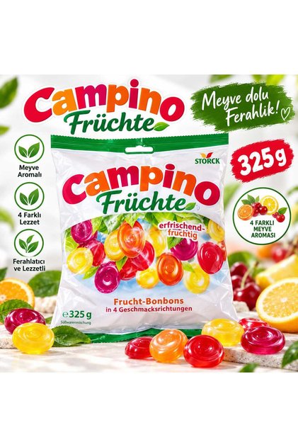 Campino Früchte Meyveli Şeker 325 gr