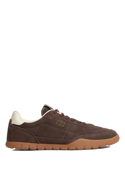 Kahverengi Erkek Sneaker TOMMY JEANS LOW SUEDE RUNNER