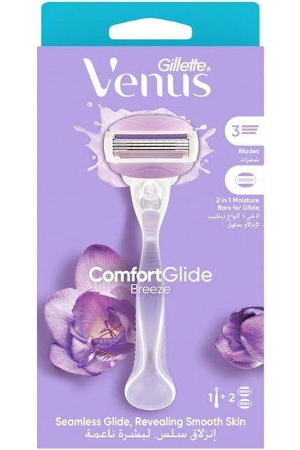 Breeze Comfort Glide Razor With 2 Refill