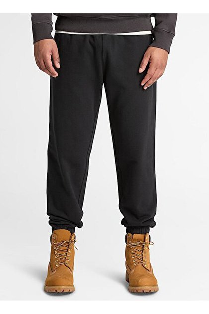 Siyah Erkek Logo Baskılı Pantolon TBC0YHBW0011 EXETER RIVER Sweatpan