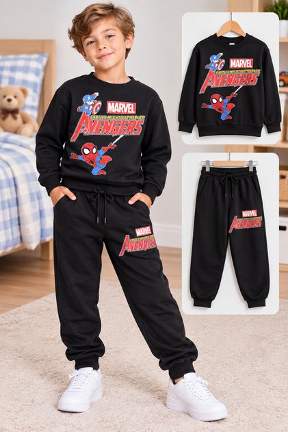 Boy's Character Printed 2-Piece Tracksuit Set 009