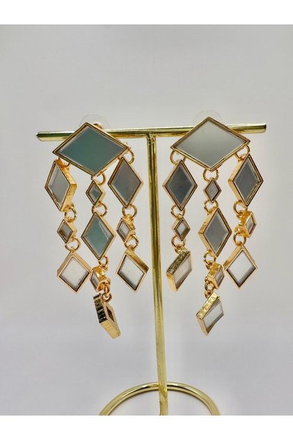 Waterfall Mirrored Mng Earrings