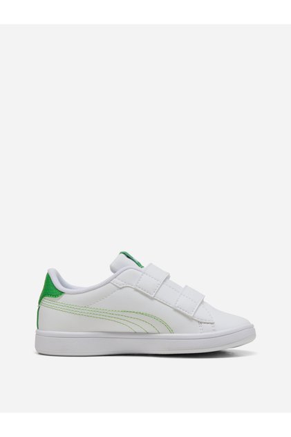 حذاء رياضي أبيض للأطفال طراز سماش 3.0 دينو