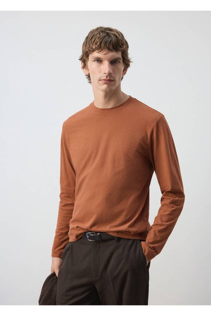 %100 pamuk düz t-shirt