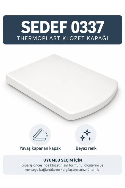 Thermoplast Sedef Yavaş Kapanan Klozet Kapağı-0337