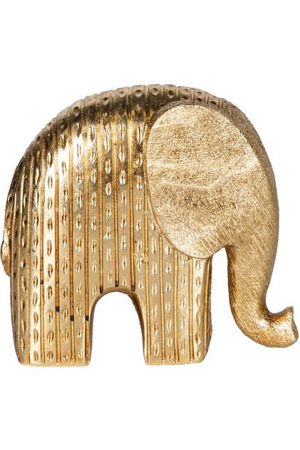 Dekorarif Biblo Fil Gold 19x17 Cm.