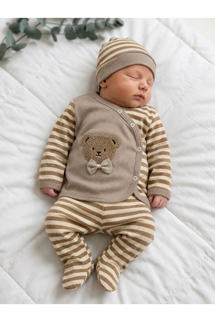 Newborn Baby Hospital Release Set of 3 / Bodysuit