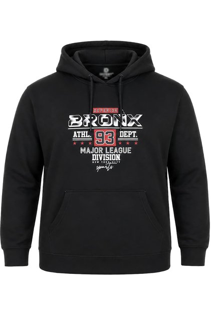 Plus Size Hooded Printed 3 Thread Sweatshirt