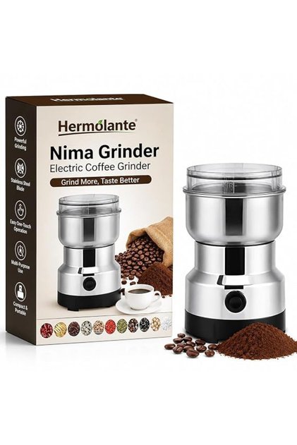 Rasnita cafea ( nima ) si condimente, putere carcasa din inox, argintiu, Model 206-1 Ilinca - Oferta