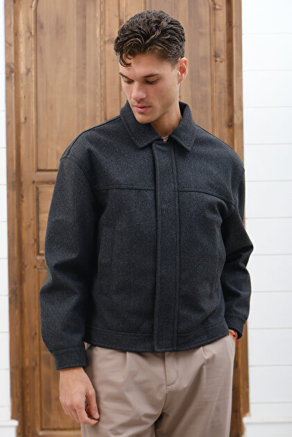 Gizli Pat Design Cashmere Jacket/Mantle