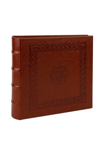 Album foto decorativ Vintage Finley, 200 de fotografii 10x15 cm, stil carte, din piele ecologică, spațiu pentru notițe