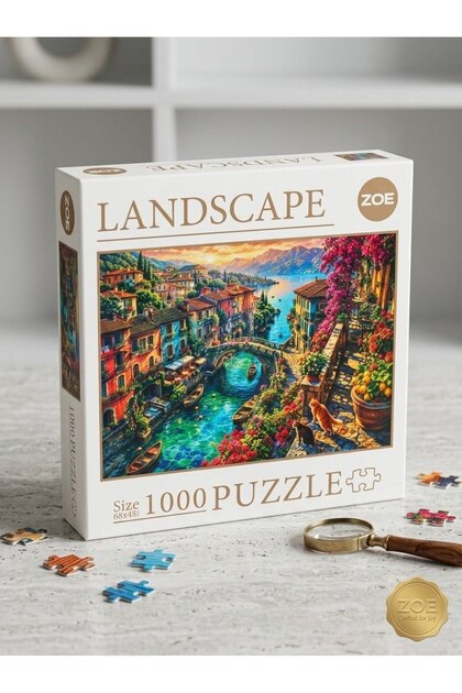 1000 Parça Puzzle Landscape Bella İtalia / İtalya Manzarası