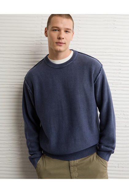 AE Washed Reverse Sweater