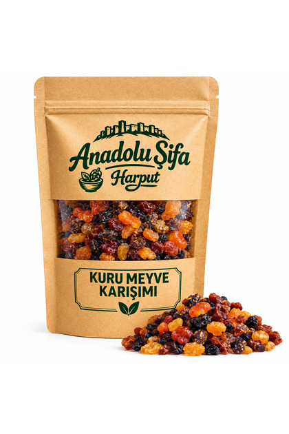 Premium Kuru Meyve Karışımı – İncir, Kayısı, Portakal, Limon ve Kuru Üzüm 100gr