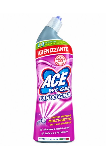 Gel de albire WC – Gel igienizant pentru toaletă cu înălbitor și sistem Multi-Getto