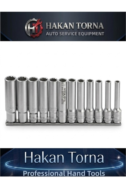 1/2 Long 12 Corner Star Socket Set 12 Pieces