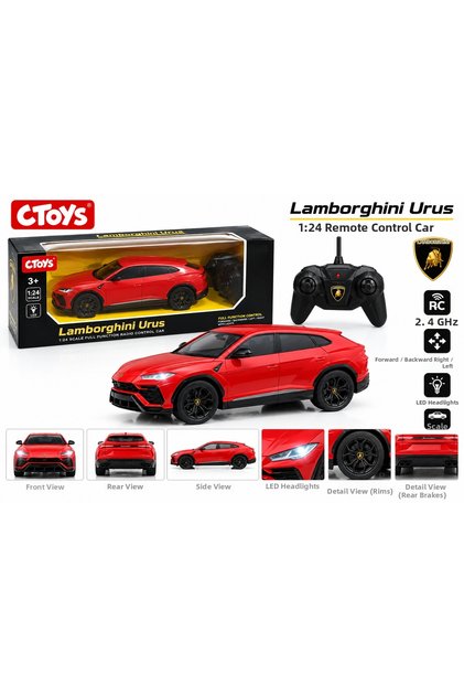 Lamborghini Urus Remote Control Licensed Product Red