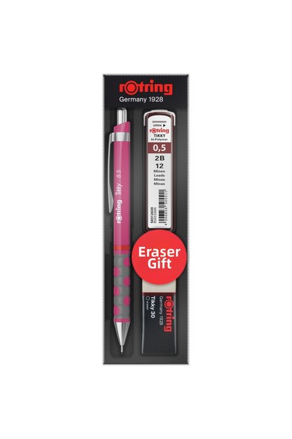 Tikky Versatil Pen School Set 0.5 Raspberry Pink