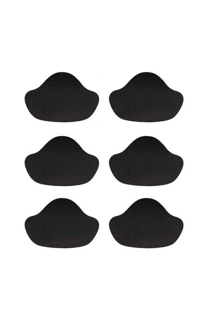 6pcs Black 6PCS Shoe Heel Repair Patch Kit Self Adhesive Inside Shoe Patches Holes Leather Heel Pads