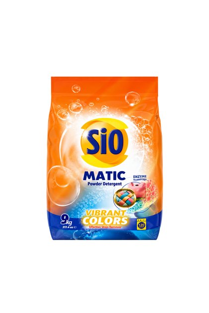 Matic Powder Detergent for Colored Clothes, Enzyme Technology for Deep and Vibrant Colors – 9 kg