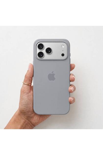 Iphone 17 Pro Max-18 Pro Max ile Uyumlu Kadife İç Dokulu Lansman Telefon Kılıfı