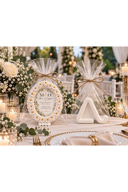 50’Lİ Paket Taş Tozu Mıknatıslı Magnet Ayak Hediyeli Çift Kullanımlı Çerçeve Seti Doğum Günü, Baby Shower, Nişan Söz Hediyelikleri, Nikah Şekeri.