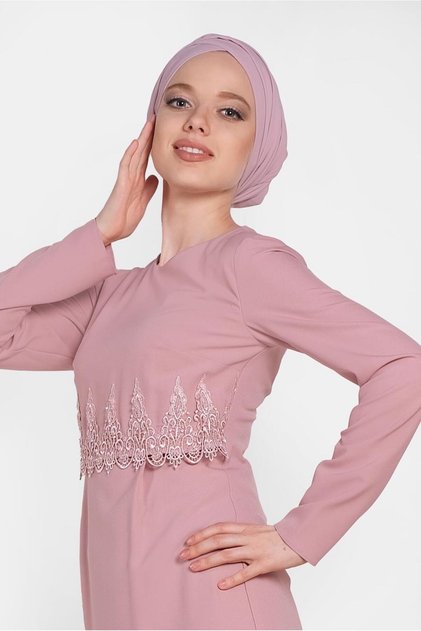 Rochie cu șireturi și fantă ascunsă 4461
