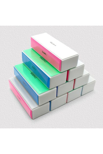 10pcs 5/10pcs Nail Buffer Block 4 Step Colorful Buffing Block Shine Polishing Nail File Manicure San