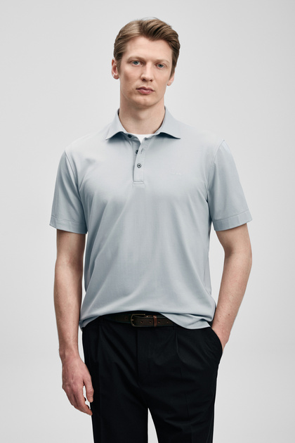 Hudson Smart Men's Polo T-Shirt Stone