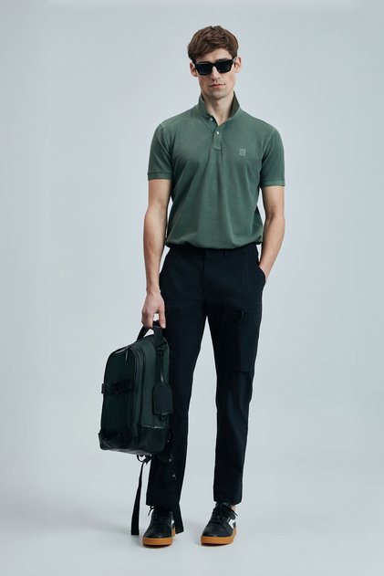 Vernon Smart Men's Polo T-Shirt Grass Green