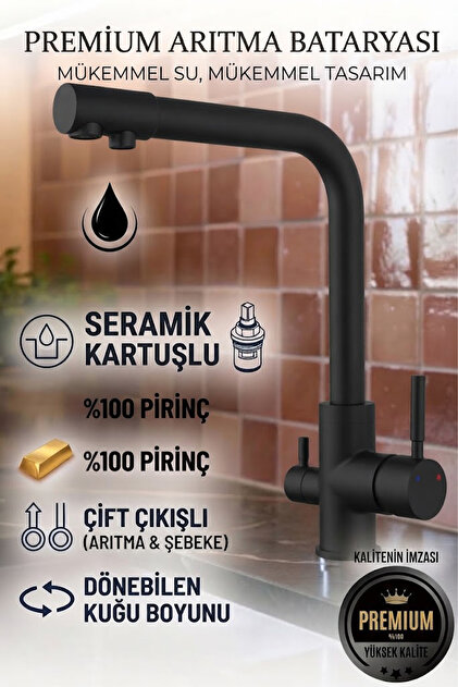 First Quality Stainless Brass Purified Matte Black Color Sink Faucet