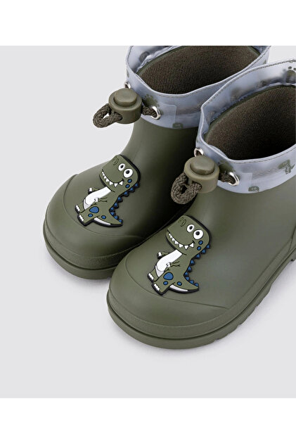W10323-042 Mendi Dino أحذية المطر للأطفال