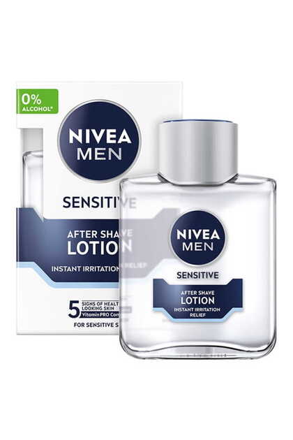 Loțiune după ras Men Sensitive pentru piele sensibilă, 0% alcool, 100 ml