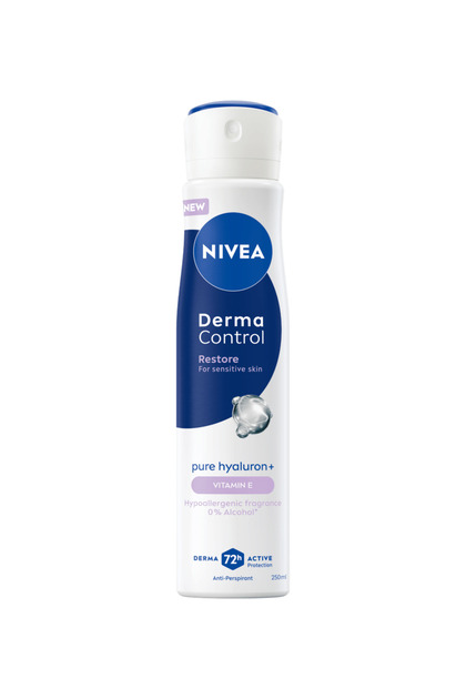 Derma Control Restore Deodorant Spray cu Vitamina E, 72h, 250 ml