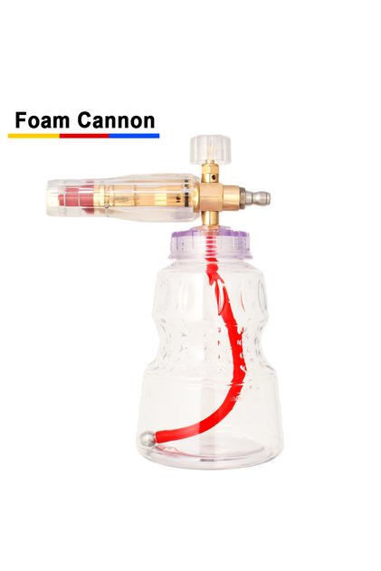 Professional Aluminum Foam Cannon 1/4" Quick Connect Snow Foam Lance & Foam Generator for High Pr...