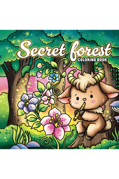 20x20cm 24pages Secret Forest Coloring Book Simple Joys Stress Relief Drawing Book Perfect Gift for