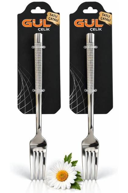 Dessert Forks 12-Piece Wicker Model Stainless Steel 18/0 Quality