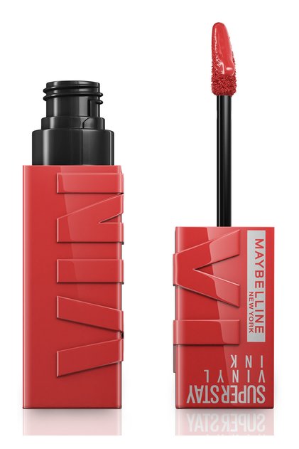 Ruj lichid rezistent cu stralucire de vinil Maybelline New York SuperStay Vinyl Ink 15 Peachy, 4.2 ml