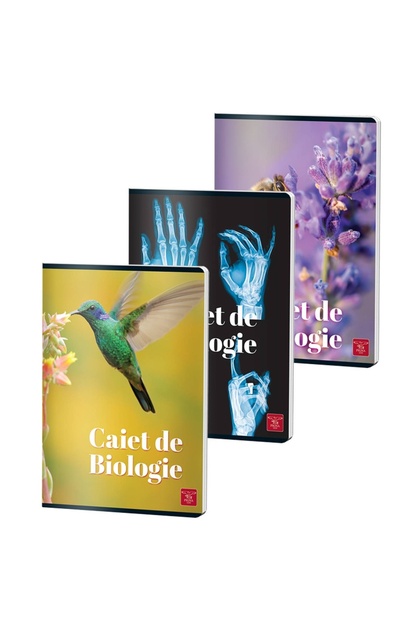 Caiet de biologie, A4, 24 de fișiere, color