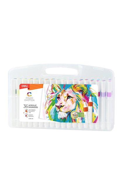 SET MARKERE ACRILIC 36 CULORI COLOR EMOTION
