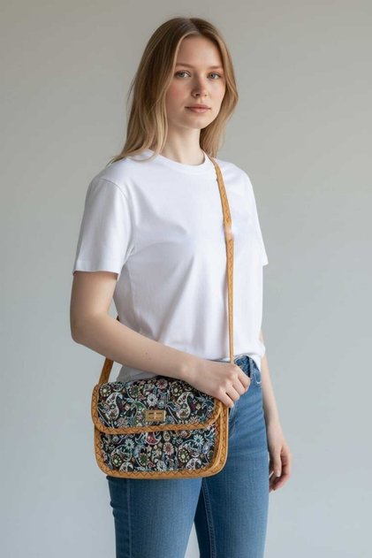 Ethnic-Inspired Bohemian Shoulder Bag