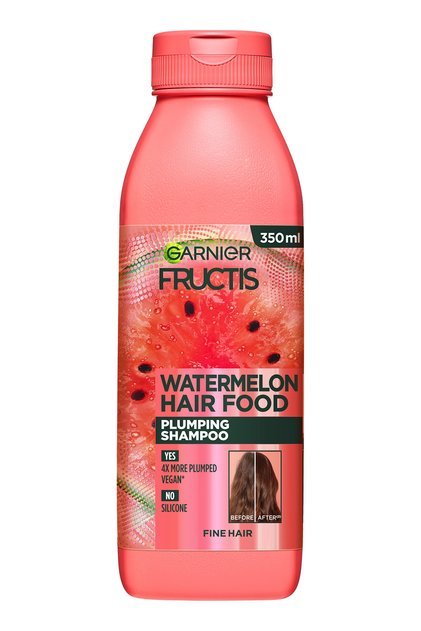 Sampon Garnier Fructis Hair Food Pepene Verde, pentru parul subtire, 350 ml