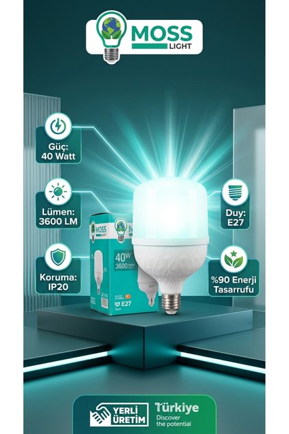 VİP AYDINLATMA / 40 WATT TORCH AMPÜL