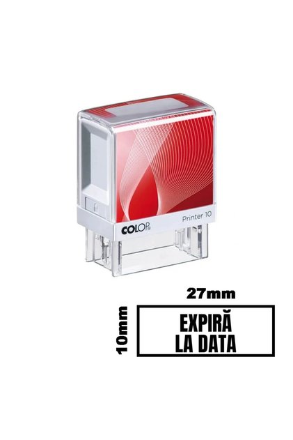 Stampila EXPIRA LA DATA de birou 27x10mm, SO9423579215