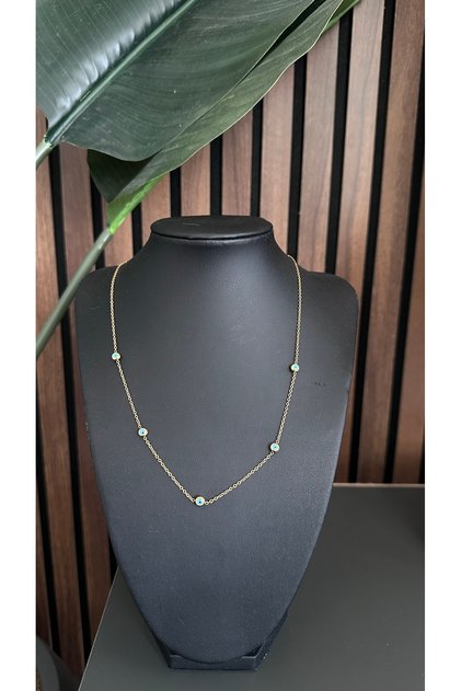 Evil Eye Beaded Necklace