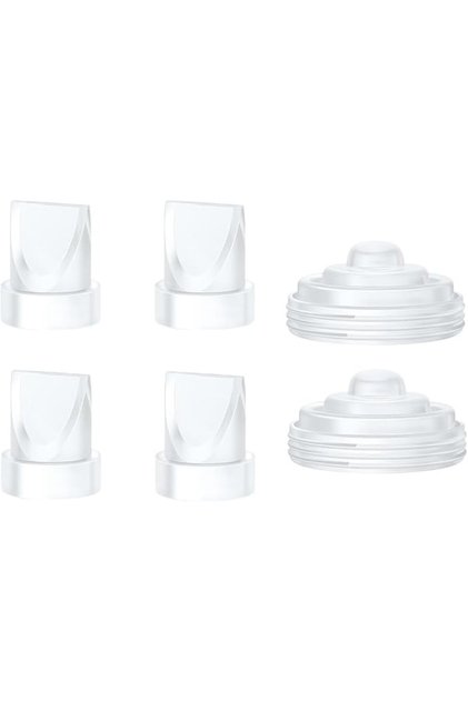 4PCS Duckbill Valves and 4PCS Silicone Diaphragm Replacement Parts Compatible with Momcozy M5