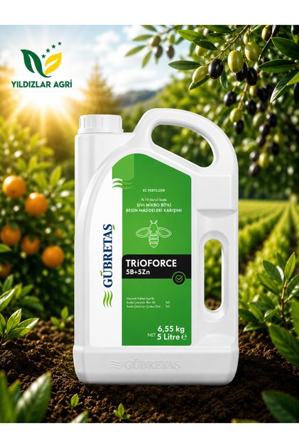 Trioforce 5Lt (Bor ve Çinko İçerikli Sıvı Gübre)