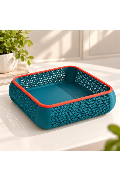 Dekoratif Çok Amaçlı Sepet Organizer – Takı, Aksesuar ve Masaüstü Düzenleyici